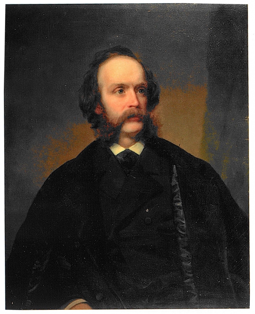 Charles Loring Elliot, Frederic Edwin Church, 1866, oil on canvas, 34 x 27 inches (86.4 x 68.6 cm), New York State Office of Parks, Recreation, and Historic Preservation, Olana State Historic Site, Taconic Region.&nbsp;