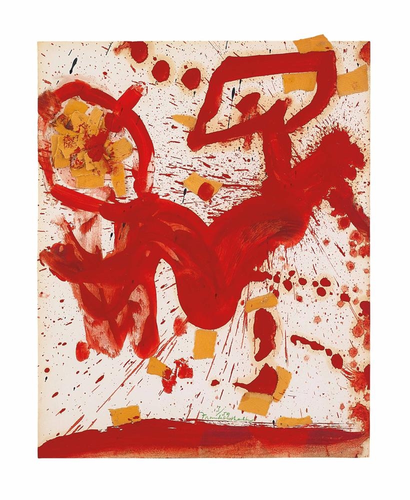 Helen Frankenthaler
Untitled
1959
oil and collage on paper
14 x 11 inches (35.6 x 27.9 cm)