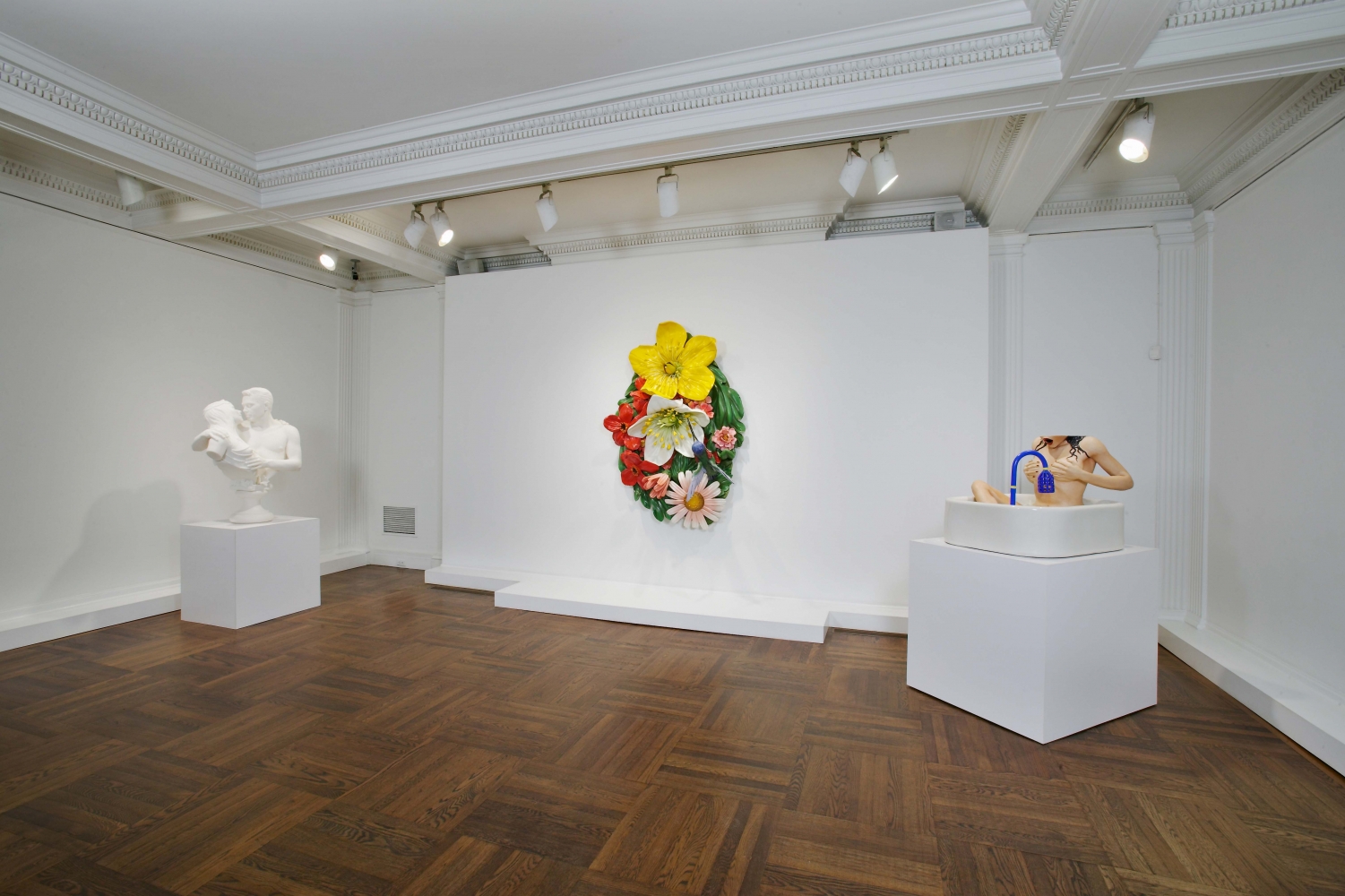 Installation view of Jeff Koons: Highlights of 25 Years&amp;nbsp;at Mnuchin Gallery, April 7 - June 5, 2004. Photography by Tom Powel Imaging.&amp;nbsp;