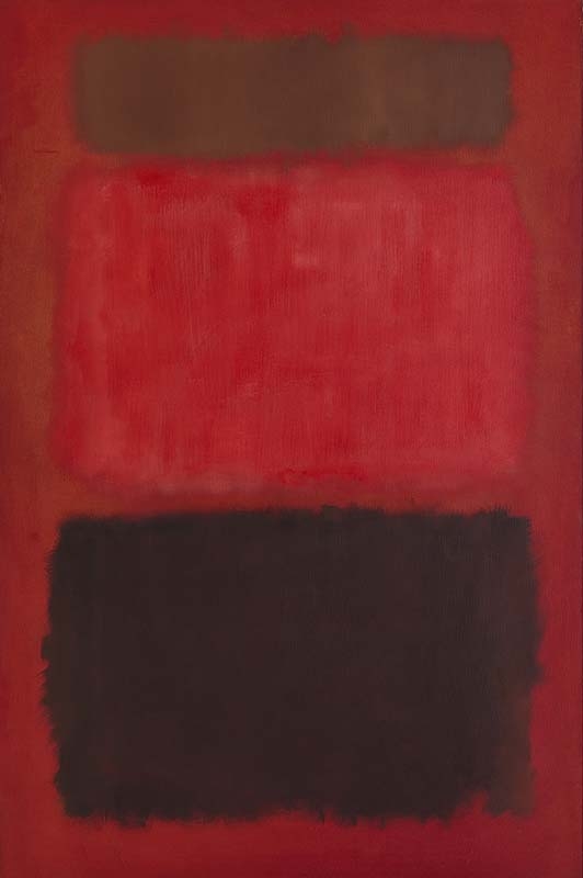 Mark Rothko Browns and Blacks in Reds