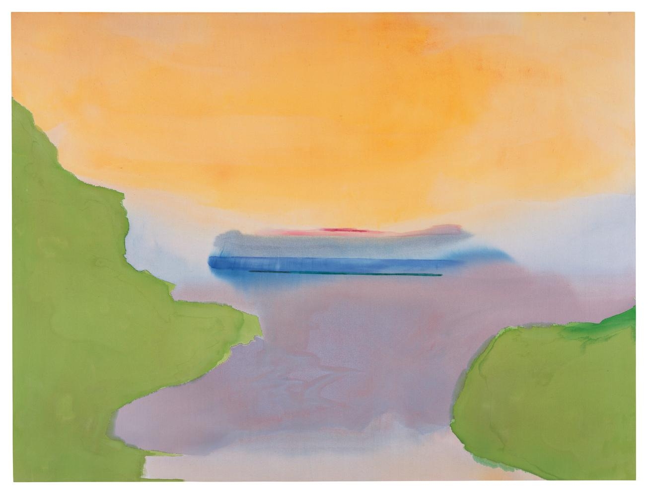 Helen Frankenthaler
Corniche
1974
acrylic on canvas&amp;nbsp;
72 x 96 inches (182.9 x 243.8 cm)&amp;nbsp;