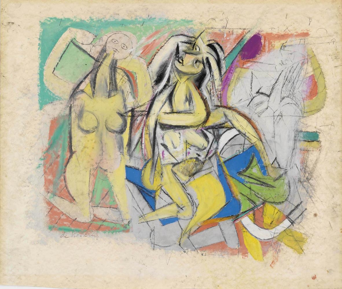 Willem de Kooning, Untitled (Three Figures)&nbsp;