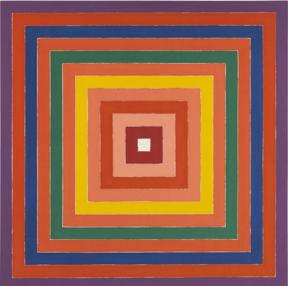Frank Stella

Scramble: Descending Spectrum / Descending Orange Values

1978

acrylic on canvas

68 &amp;frac12; x 68 &amp;frac12; inches (174 x 174 cm)