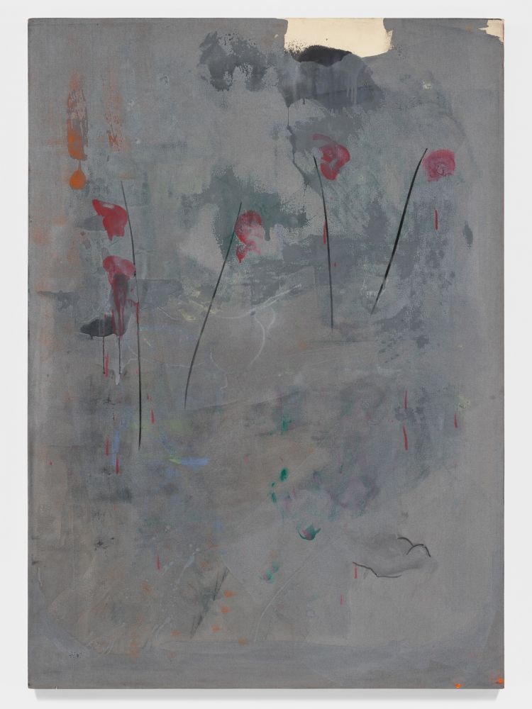 Mary Lovelace O&rsquo;Neal,&nbsp;Try a Little Tenderness,&nbsp;circa&nbsp;early 1990s, mixed media on canvas, 84 x 60 inches (213.4 x 152.4 cm)
