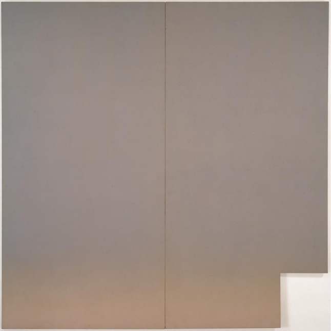 Robert Mangold
Pink Area
1965
sprayed oil on Masonite on plywood
96 7/16 x 96 7/16 inches (245 x 245 cm)