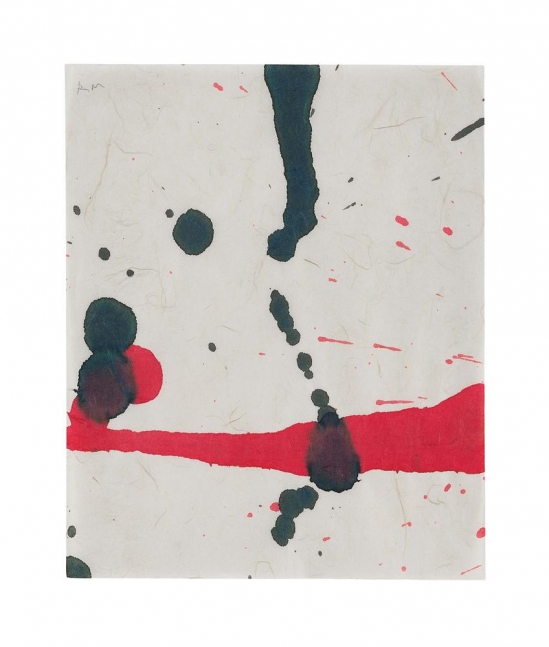 Robert Motherwell
Lyric Suite
1965
ink on Japanese rice paper&amp;nbsp;
11 x 9 inches (27.9 x 22.9 cm)&amp;nbsp;