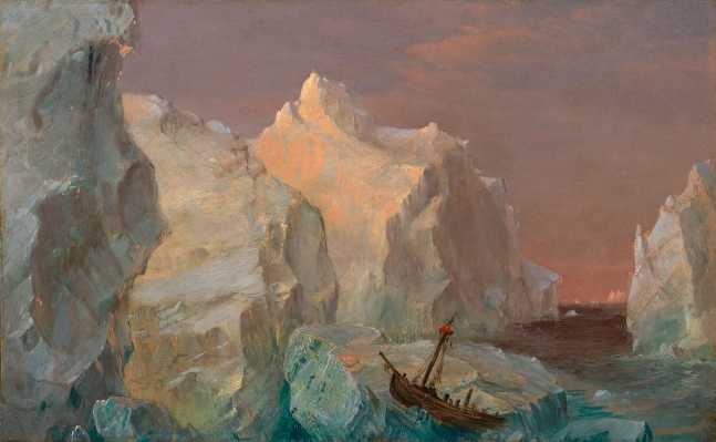 Frederic Edwin Church, Icebergs and Wreck in Sunset