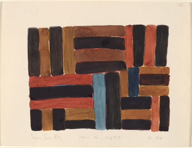 Sean Scully
Wall of Light 4.84
1984
watercolor over graphite on wove paper
9 x 12 inches (22.9 x 30.5 cm)
National Gallery of Art, Washington