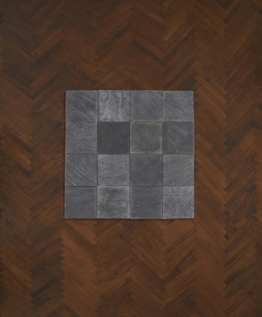 Carl Andre 16 Pieces of Slate